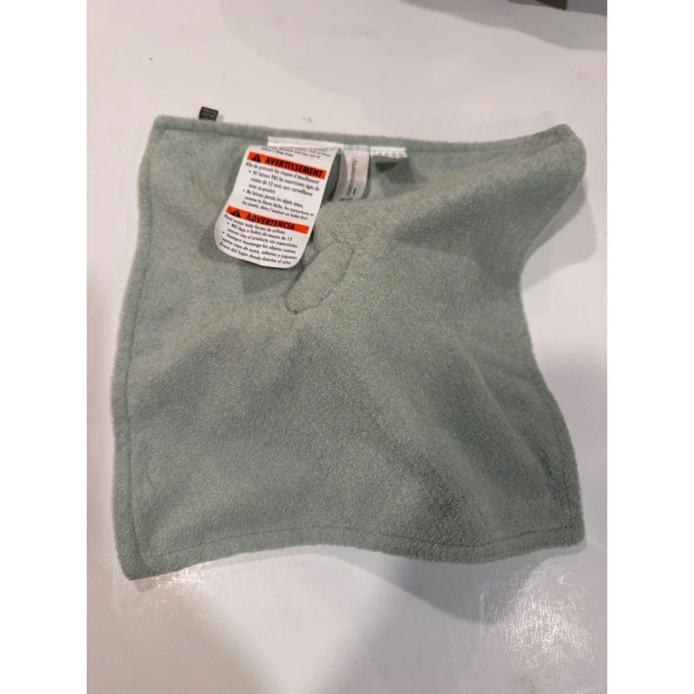 Modern Moments by Gerber Duck Baby Security Blanket Green Fleece Lovey 12x12